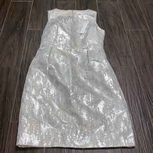 Trina Turk illusion sequins sleeveless dress